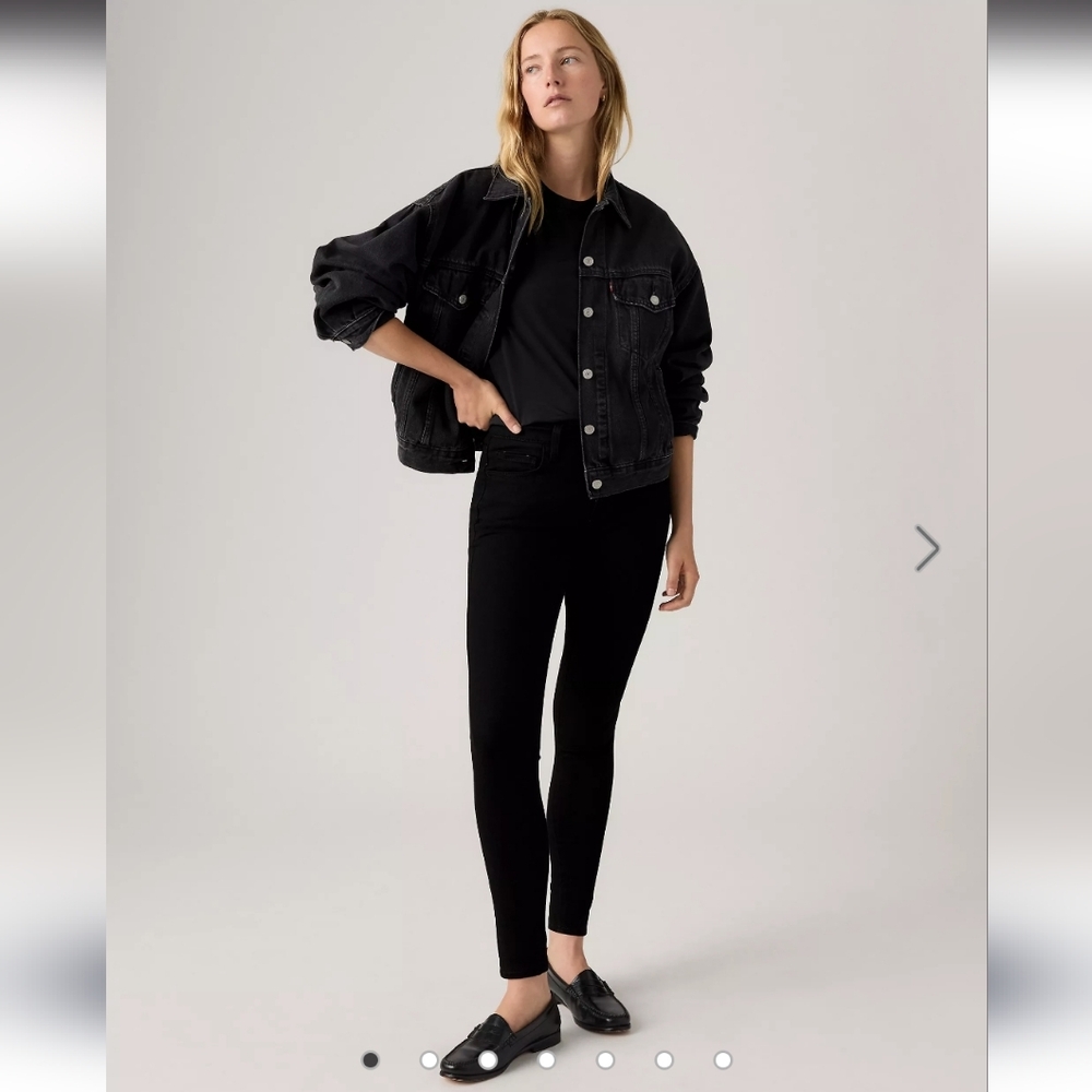Levi Strauss & Co. | Black High Rise Super Skinny Women's Jeans